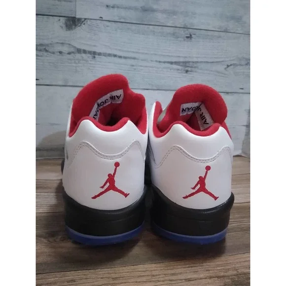 Jordan 5 Low Fire Red 2020 Retro Golf Shoes Rare NEW Size 6.5